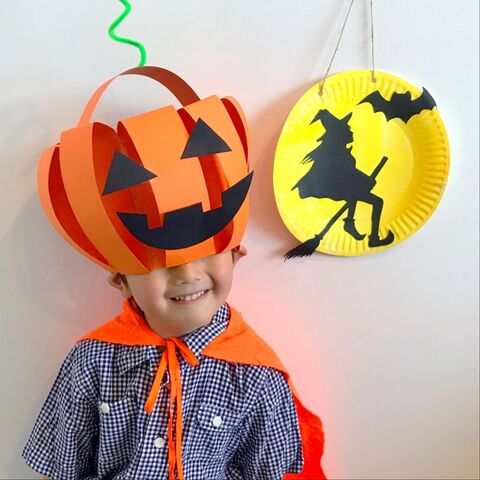 ハロウィン仮装 手作りカボチャ帽子 暮らしニスタ