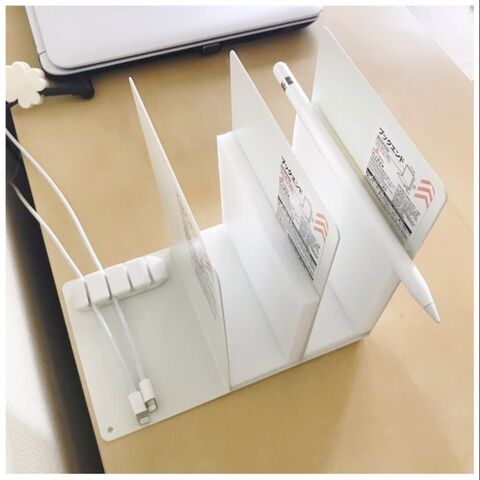 ダイソーのブックエンドでipadスタンドを作りました 暮らしニスタ