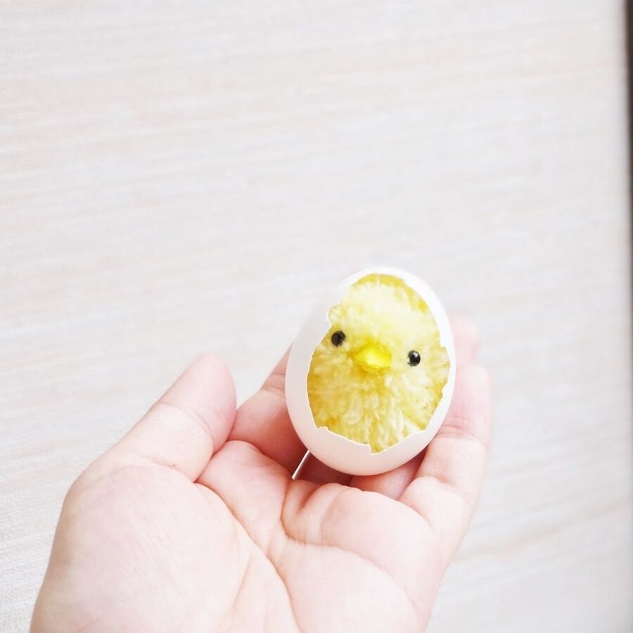 毛糸で作れる 卵から生まれたての可愛いひよこ 暮らしニスタ 毛糸で作れる 卵から生まれたての可愛いひよこ 暮らしニスタ