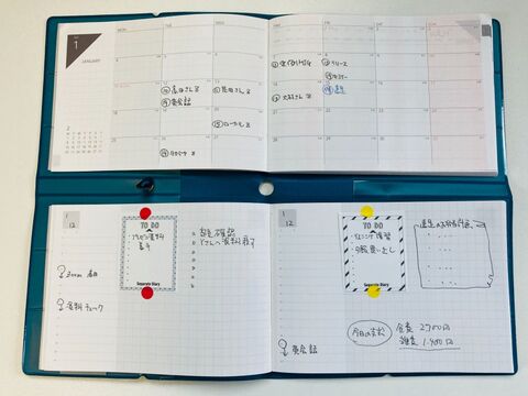 仕事とプライベートを分け分けして管理する手帳術 暮らしニスタ 仕事とプライベートを分け分けして管理する手帳術 暮らしニスタ