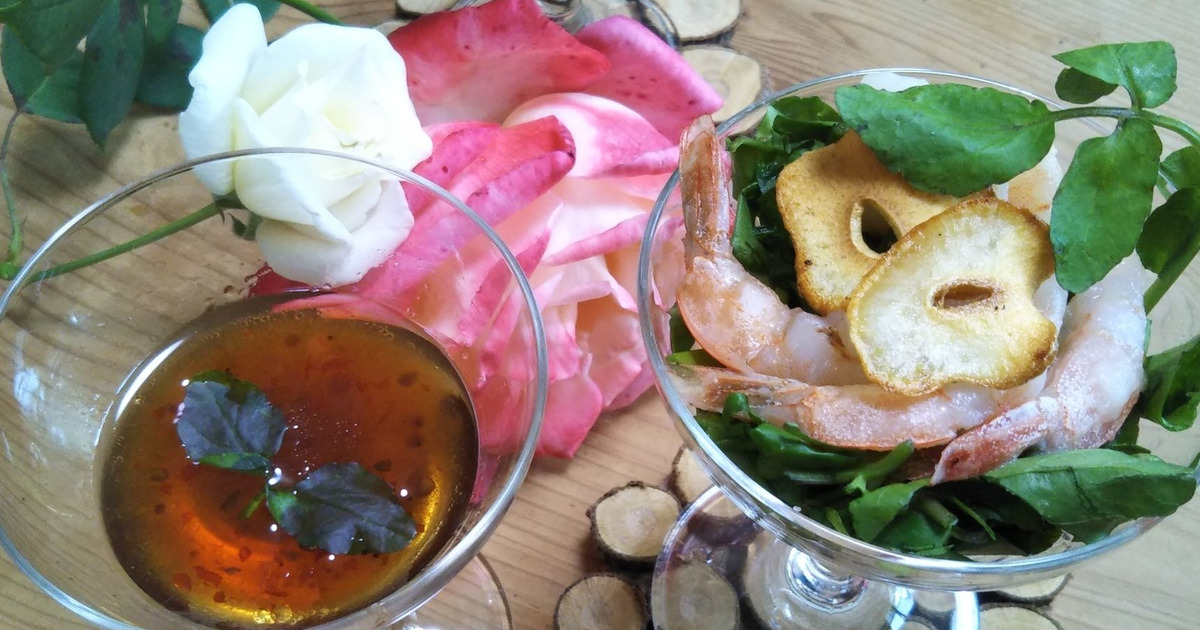 アジアンサラダ 甘めのドレッシングとクレソンのピリッとした辛味とシャキシャキ食感が美味しい 暮らしニスタ