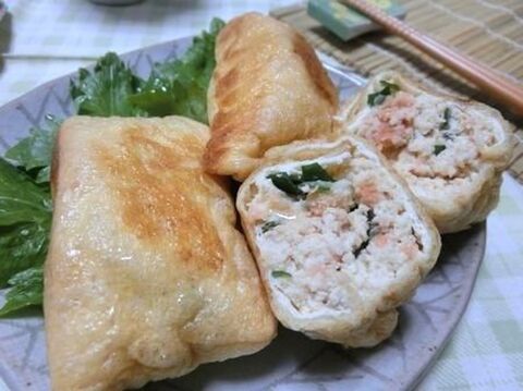 ふわとろ 油揚げと冷凍豆腐で鮭チーズの焼きコロッケ 暮らしニスタ