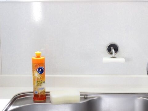 セリア たったの100円でできる シンク周りに洗剤を浮かせて掃除をラクに 暮らしニスタ セリア たったの100円でできる シンク周りに洗剤を浮かせて掃除をラクに 暮らしニスタ