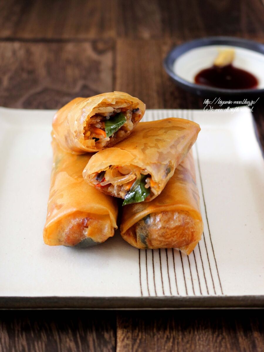 具だくさん 本格春巻き 基本の中華 暮らしニスタ