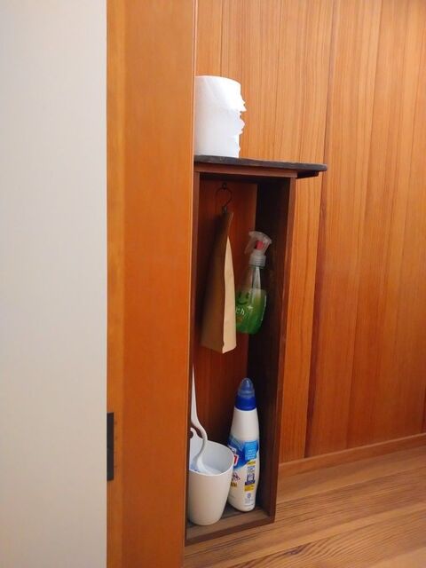 あったらいいな をdiy ここ定番のトイレ掃除道具をコンパクト収納 暮らしニスタ