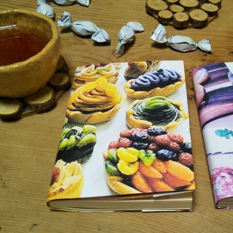 ブックカバー お気に入りの写真で 100均のカラー小麦粘土で作った小さなケーキ 暮らしニスタ ブックカバー お気に入りの写真で 100均のカラー小麦粘土で作った小さなケーキ 暮らしニスタ