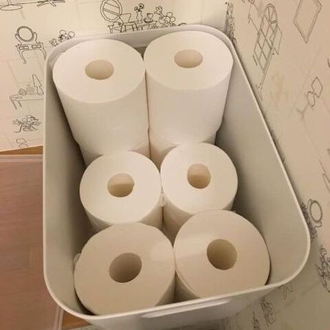 トイレットペーパーがぴったり入るやわらかポリエチレンケース 暮らしニスタ トイレットペーパーがぴったり入るやわらかポリエチレンケース 暮らしニスタ