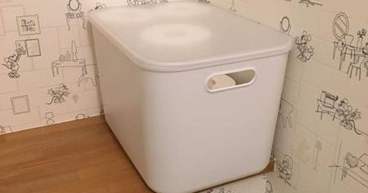 トイレットペーパーがぴったり入るやわらかポリエチレンケース 暮らしニスタ