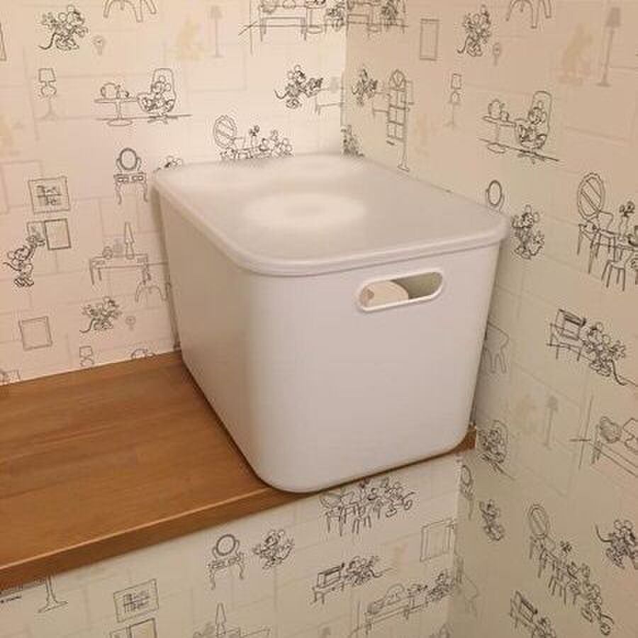 トイレットペーパーがぴったり入るやわらかポリエチレンケース 暮らしニスタ トイレットペーパーがぴったり入るやわらかポリエチレンケース 暮らしニスタ