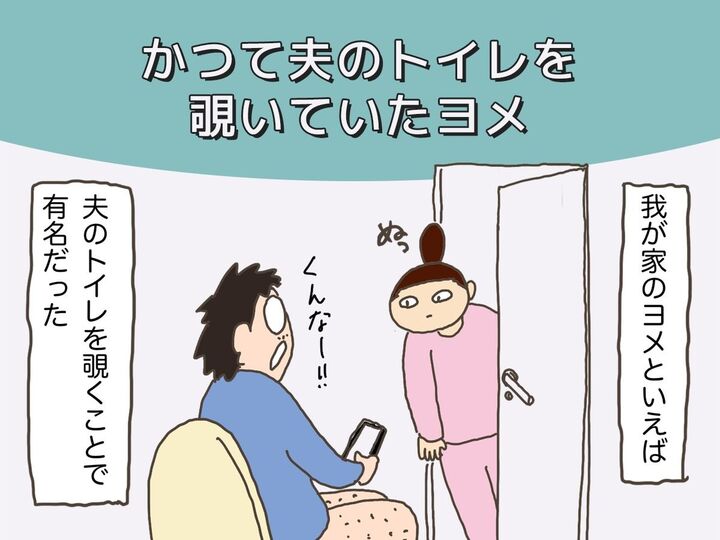 夫のトイレを覗いていたヨメ(母になった残念なヨメちゃん!暮らしの探究 vol.15)