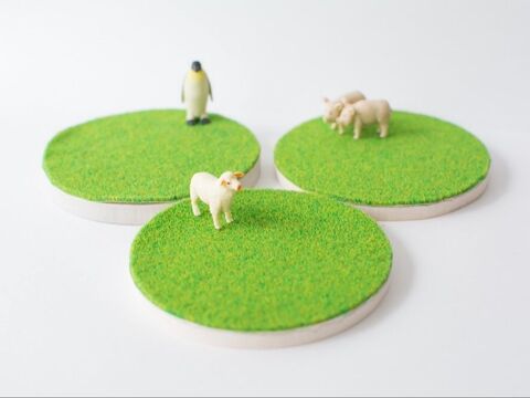 100均アイテムで芝生コースター 暮らしニスタ 100均アイテムで芝生コースター 暮らしニスタ