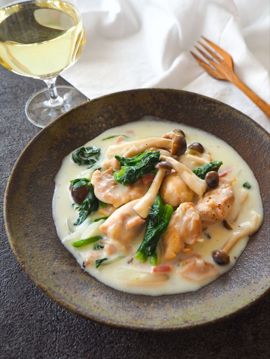 濃厚 チキンときのこのクリーム煮 生クリーム コンソメ不要 暮らしニスタ 濃厚 チキンときのこのクリーム煮 生クリーム コンソメ不要 暮らしニスタ