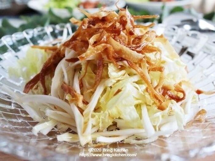 冬に楽しむサラダ♪【レシピ】白菜のシンプルサラダ