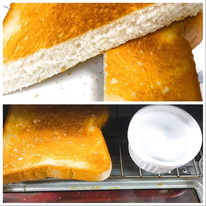 トーストスチーマー不要でパンがカリふわ