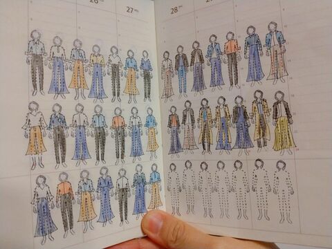 毎朝服選びに迷わない着こなしイラスト 暮らしニスタ 毎朝服選びに迷わない着こなしイラスト 暮らしニスタ