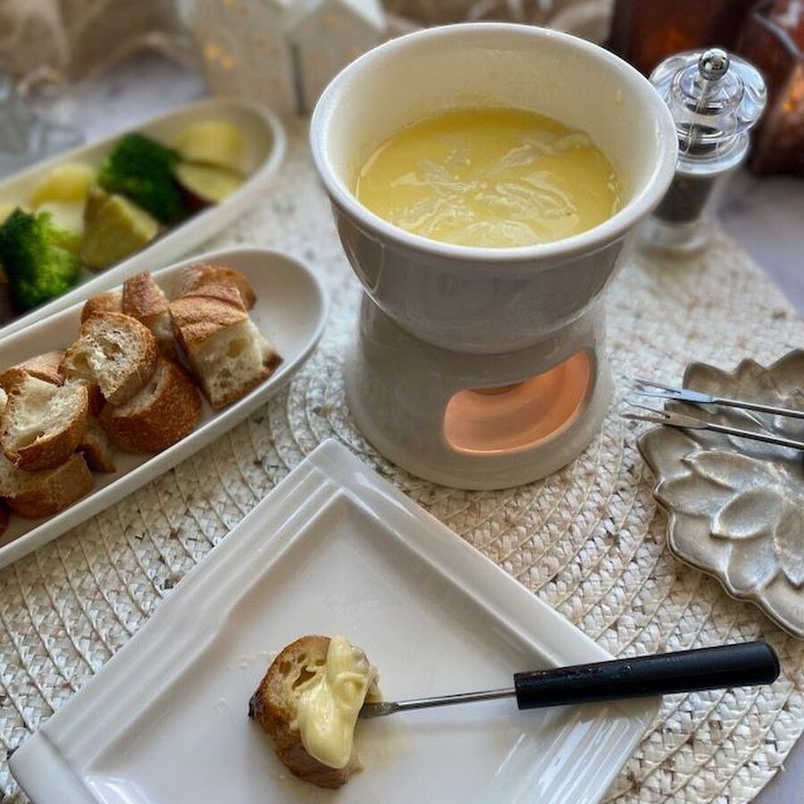 ダイソーのフォンデュポットでおしゃれにチーズフォンデュ 暮らしニスタ