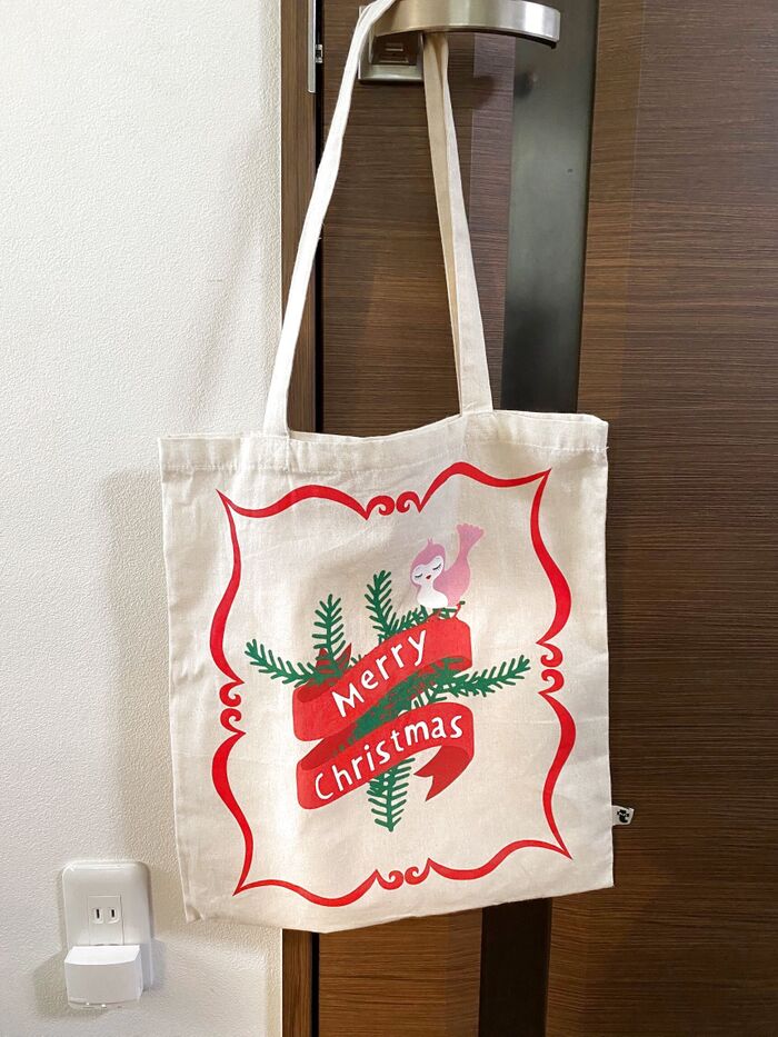 こんなに可愛いクリスマスのエコバッグが早くもセールで220円に！