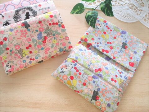 2か所縫うだけ ポケット2個付きティッシュケースの作り方 暮らしニスタ 2か所縫うだけ ポケット2個付きティッシュケースの作り方 暮らしニスタ