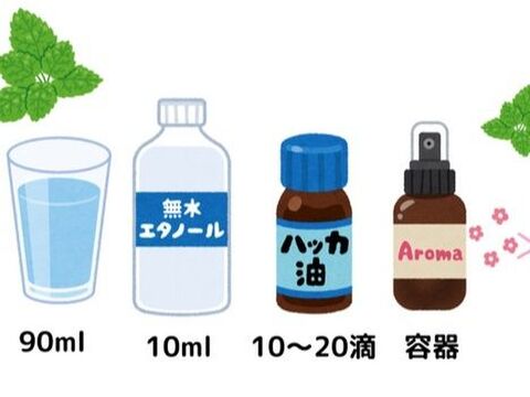 ハッカ油スプレーの作り方と 使用法7選 バスオイルから虫除けまで幅広く使える万能スプレーの使い方 暮らしニスタ ハッカ油スプレーの作り方と 使用法7選 バスオイルから虫除けまで幅広く使える万能スプレーの使い方 暮らしニスタ