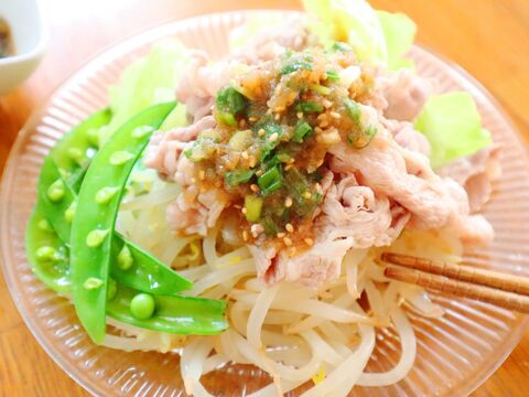 おろしポン酢ドレッシング掛け冷しゃぶサラダ 暮らしニスタ