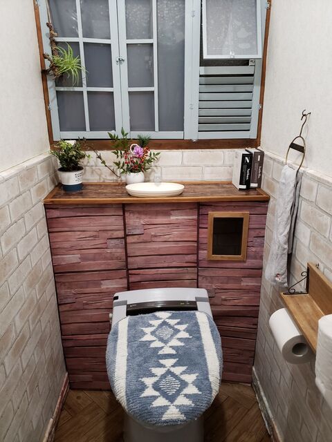 廃材 100均で作る タンクレス風トイレ 暮らしニスタ 廃材 100均で作る タンクレス風トイレ 暮らしニスタ