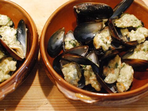 冷凍ムール貝で バジル風味グラタン 暮らしニスタ 冷凍ムール貝で バジル風味グラタン 暮らしニスタ