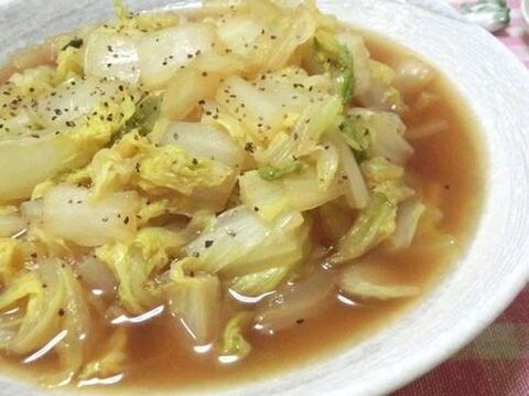 大量消費に 白菜だけのオイスターソース炒め煮 暮らしニスタ