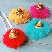 子供と作ろう♪鬼の角アクセ