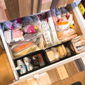 冷凍庫の収納グッズ買いません！ズボラな私のざっくり収納