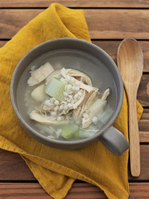 からだポカポカ 温めるだけ ささみともち麦で簡単参鶏湯風 下味冷凍レシピ 暮らしニスタ からだポカポカ 温めるだけ ささみともち麦で簡単参鶏湯風 下味冷凍レシピ 暮らしニスタ