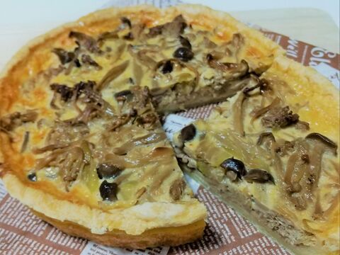 昨日のすき焼きの残りでも スキヤ キッシュ 暮らしニスタ