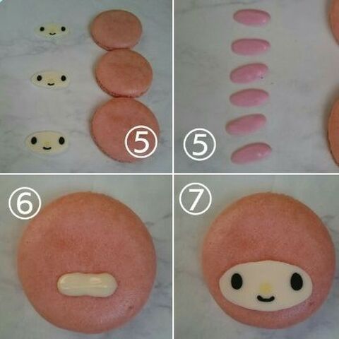 簡単 サンリオ マイメロのチョコマカロン キャラスイーツ 暮らしニスタ