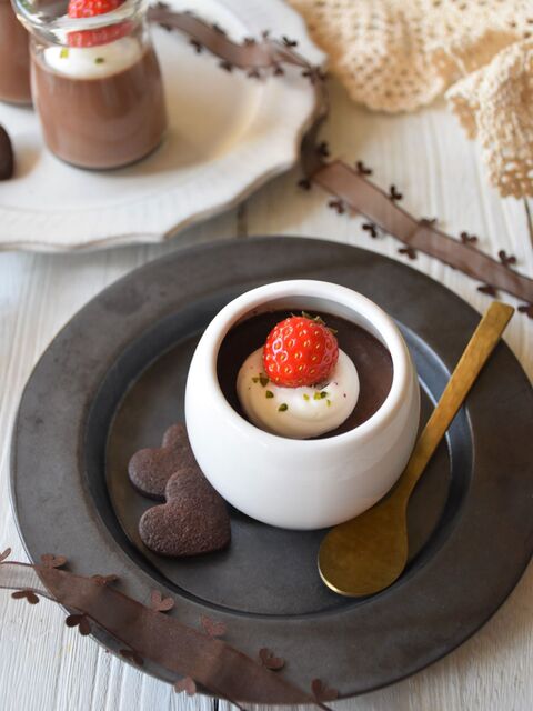 混ぜて冷やすだけ 濃厚 プルプル チョコレートプリン 暮らしニスタ