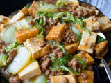 厚揚げと白菜の麻婆風。【白菜がとろとろ♪白ごはんと食べたい！】