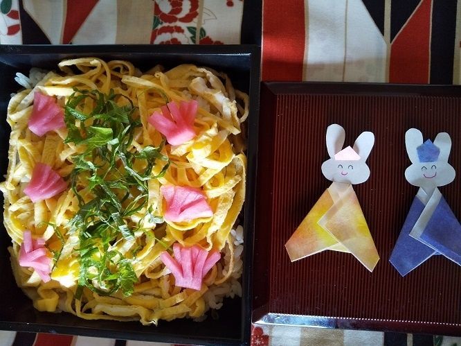 ひな祭りの寿司飾り・菊花かぶの作り方