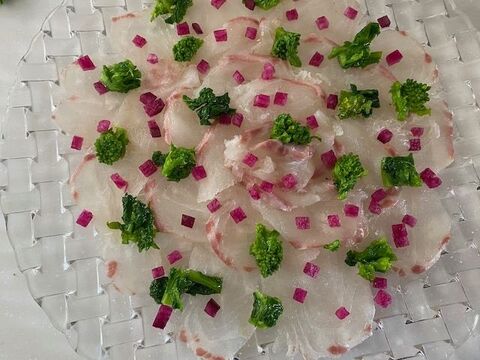 旬を味わう 鯛と菜の花のカルパッチョ 暮らしニスタ 旬を味わう 鯛と菜の花のカルパッチョ 暮らしニスタ