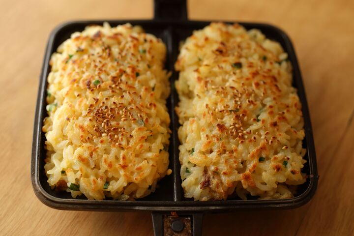 ホットサンドメーカーで作る、新食感の超絶&激ウマお手軽料理