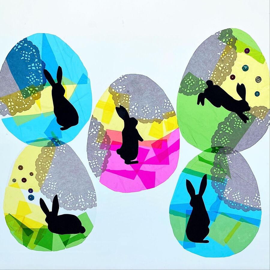 親子工作 イースターを彩る卵のサンキャッチャー 暮らしニスタ 親子工作 イースターを彩る卵のサンキャッチャー 暮らしニスタ