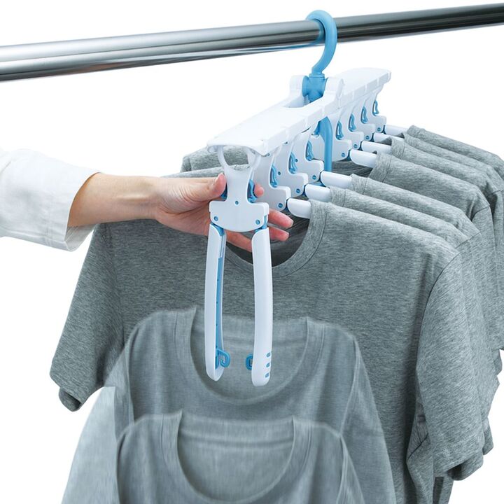 洗濯物用ハンガーはここまで進化した！肩幅調整ができる連結タイプ登場