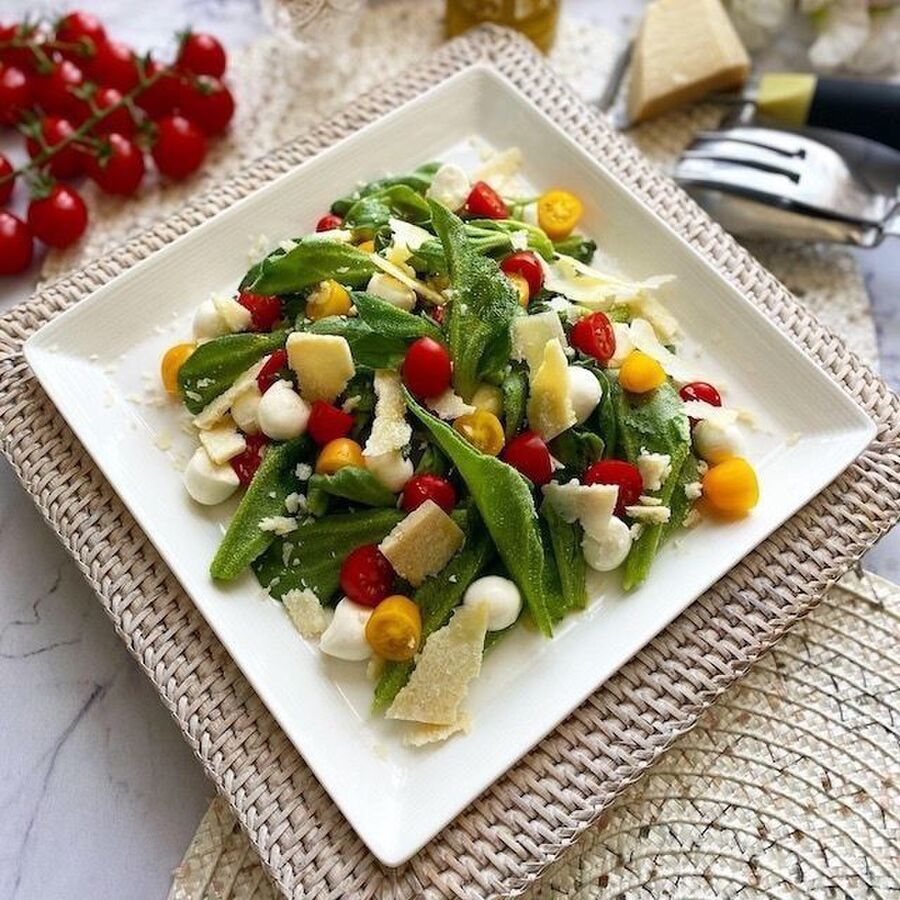 不思議野菜 アイスプラント とトマトのチーズサラダ 暮らしニスタ 不思議野菜 アイスプラント とトマトのチーズサラダ 暮らしニスタ