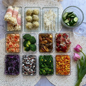 お弁当記録　お弁当のすき間埋めおかずと夫弁当5日間