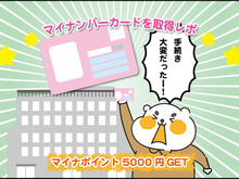 【マンガ】マイナポイント5000円ゲット！はいばらの道★マイナンバーカード取得レポ
