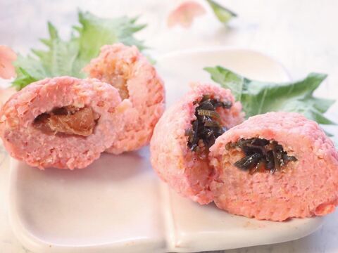桜餅風 紫蘇おにぎり 暮らしニスタ