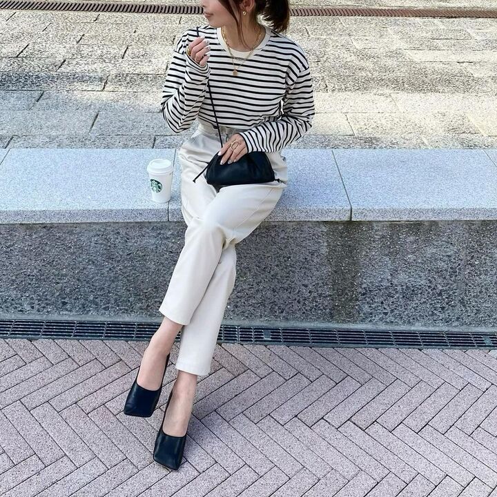 【ZARA】大人が着てもイタくならない!定番ボーダーの上品コーデ
