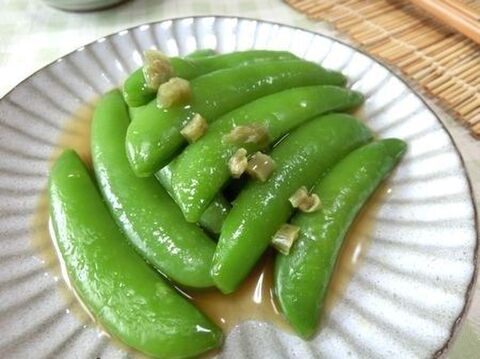ポリポリ止まらない スナップえんどうのおひたし 暮らしニスタ ポリポリ止まらない スナップえんどうのおひたし 暮らしニスタ