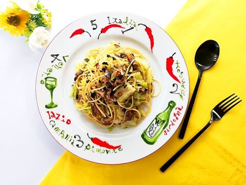 便利な野菜だし使用 春キャベツとサバ缶の和風スパゲッティ 暮らしニスタ 便利な野菜だし使用 春キャベツとサバ缶の和風スパゲッティ 暮らしニスタ