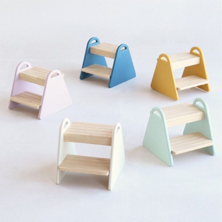 お子さんの手洗い・うがいの習慣化に!安全設計のキッズ用踏み台