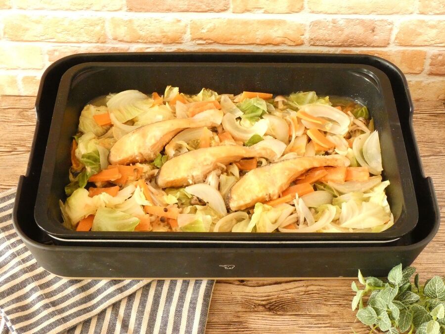 ホットプレートで簡単 鮭のちゃんちゃん焼き 暮らしニスタ ホットプレートで簡単 鮭のちゃんちゃん焼き 暮らしニスタ