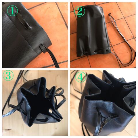 100均商品2つで作る100均に見えないフェイクレザー巾着バッグ 暮らしニスタ 100均商品2つで作る100均に見えないフェイクレザー巾着バッグ 暮らしニスタ