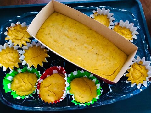 Mizuki 公式ブログ ホットケーキミックスで かぼちゃのマフィン バターなし 混ぜて焼くだけ 簡単レシピ お菓子 Powered By Line
